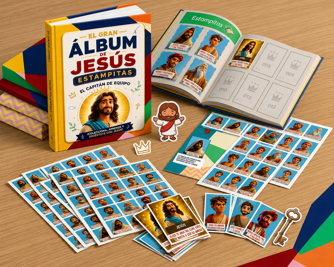 Niños aprendiendo la Biblia